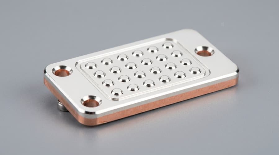 Silver-plated copper contact — ASTM B700 for low contact resistance