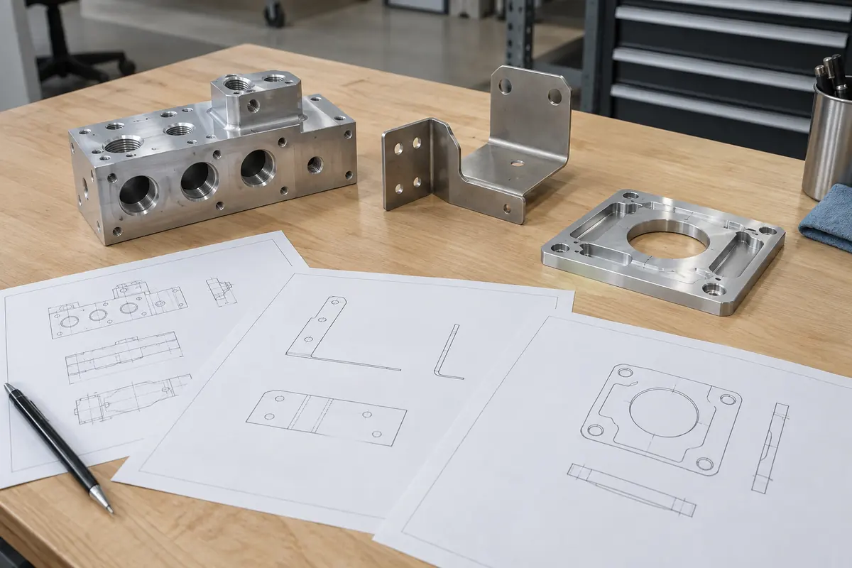 manufacturing quote package with unbranded component models and organized documents